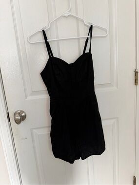 Old Navy Black Spaghetti-Strap Romper